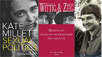 couverture du livre de kate millett, de monique wittig et photo d'Adrienne Rich